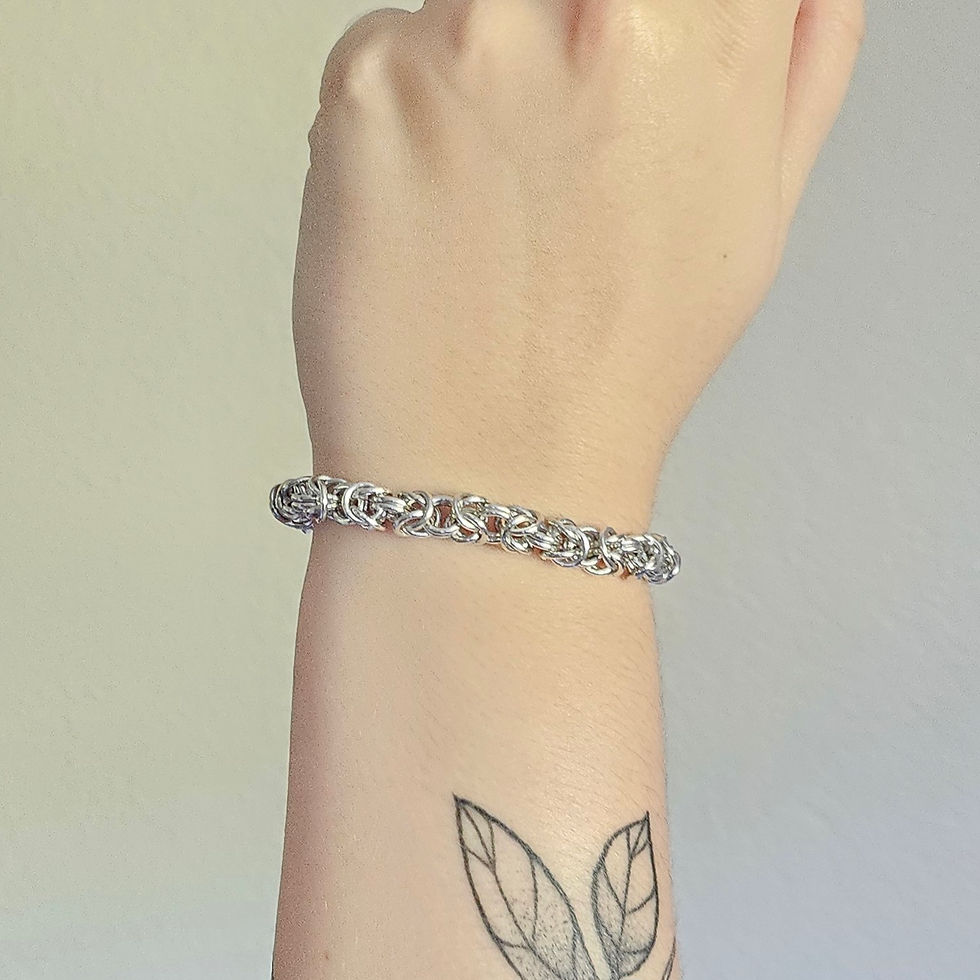 Thumbnail: Byzantine Bracelet on model