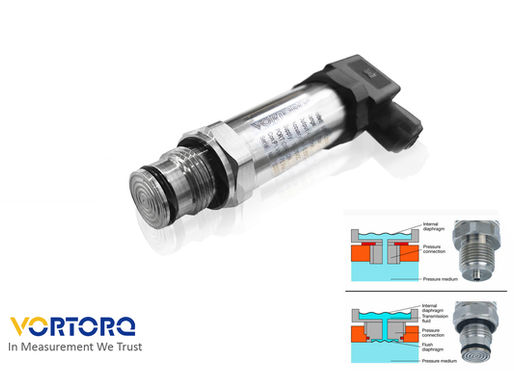 VORTORQ Flush Diaphragm Pressure Transmitter is specifically designed for applications where the process media contains solids, viscous fluids, or where frequent cleaning and maintenance are necessary. Unlike traditional pressure transmitters, a Flush Diaphragm Pressure Sensor offers a unique design that addresses the challenges of clogging and sanitation, ensuring reliable performance in demanding environments.