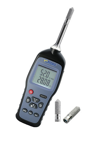 The VTH856/VTH857/VTH858 series handheld temperature and humidity meters feature a detachable probe design, including two identical probes for improved product life, reduced maintenance costs, stable accuracy, and emergency response capabilities. The device also supports software calibration to correct measurement deviations during long-term use.