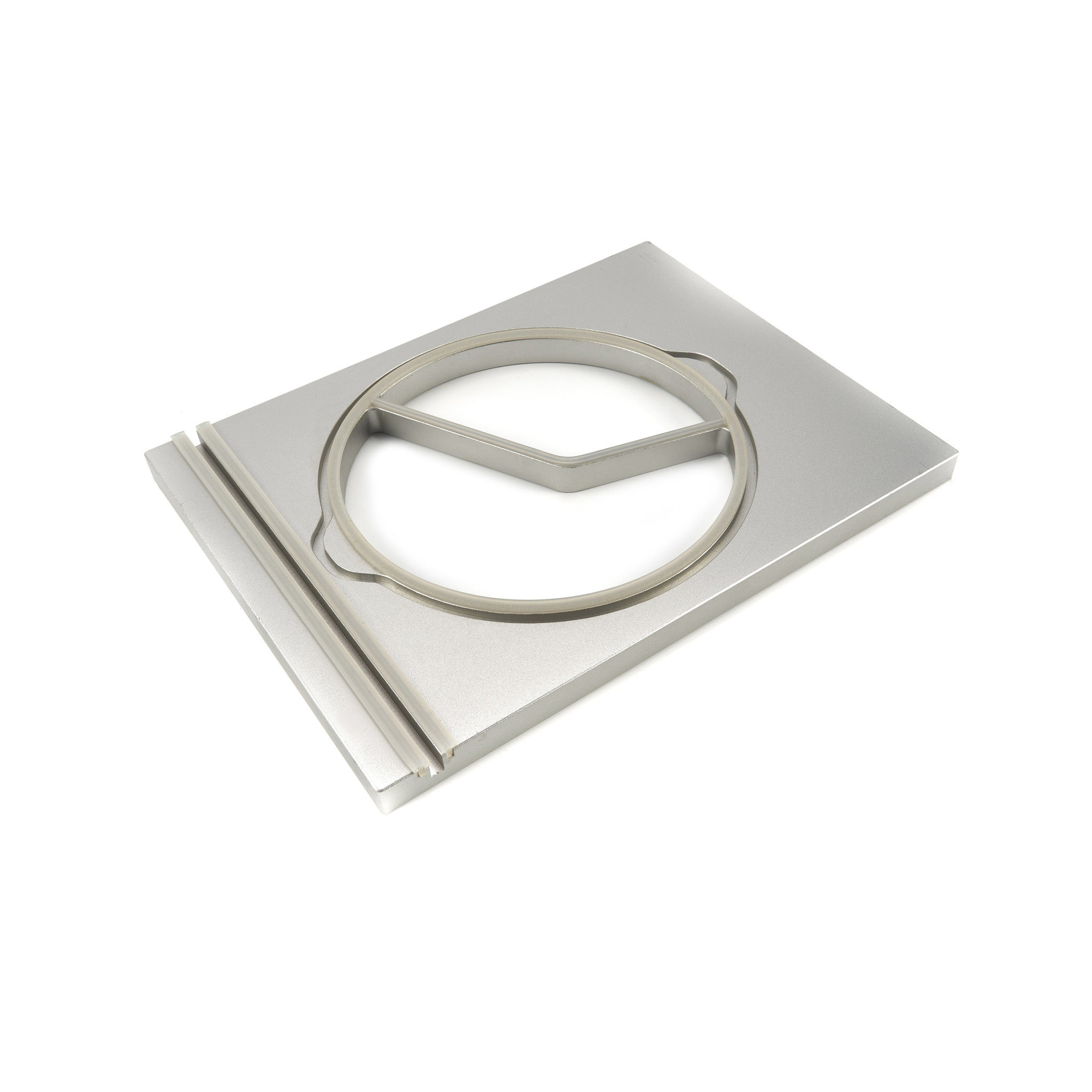 Okrugli pladanj s biserima Ø 220 mm - Srednji - 2 pretinca