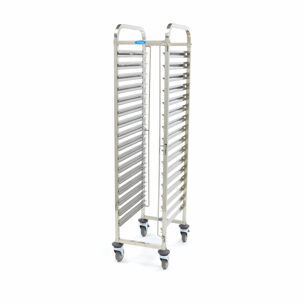 Kolica za pladnjeve - Gastronorm - Odgovara 16 x 1/1 GN pladnjeva - osim GN p...