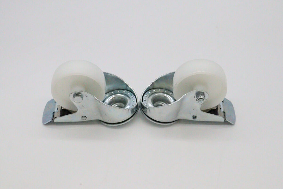 Set kotača za stolni parni peć - 2 s nosačima - 4,3 inča / 11 cm