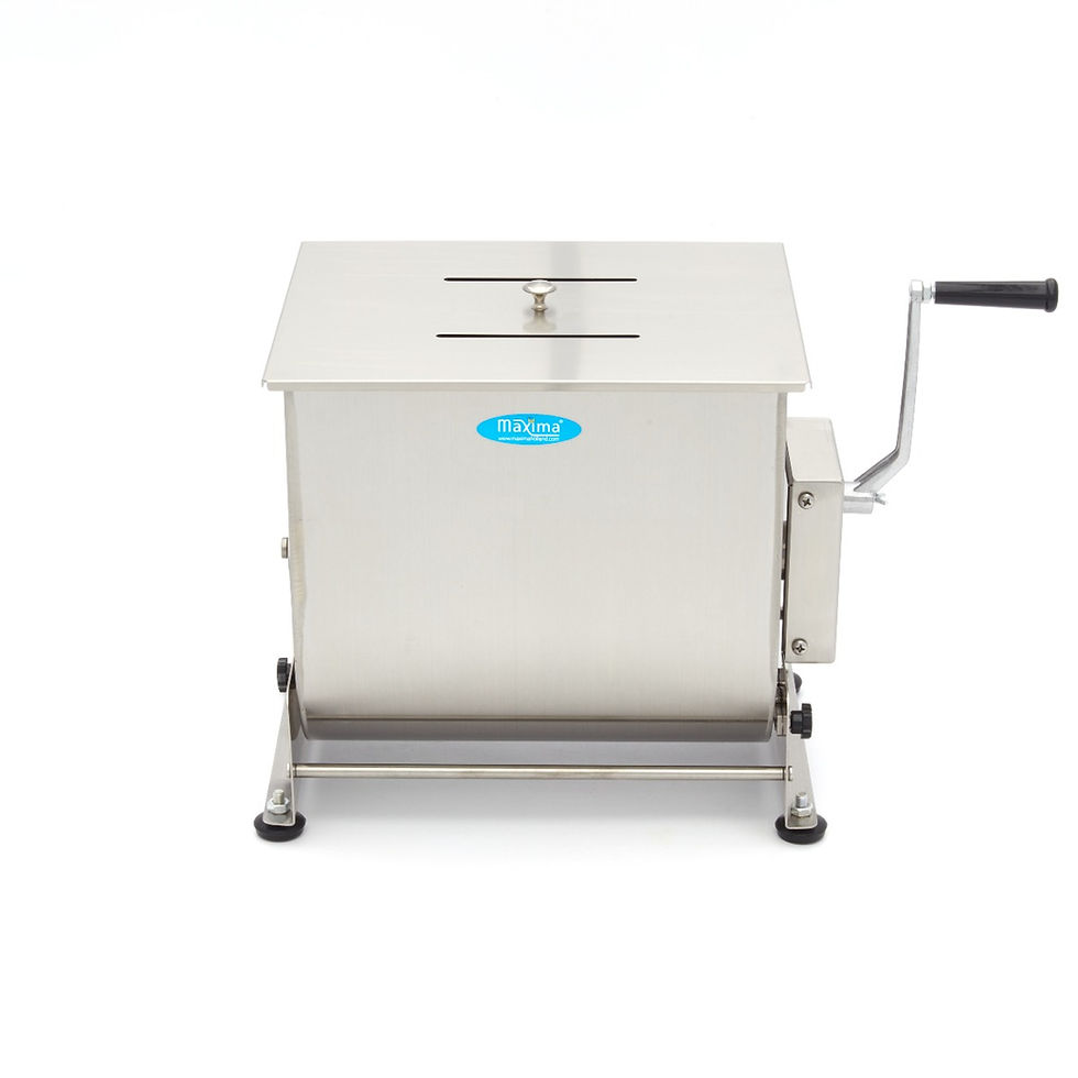 Mješalica za meso - 40L - 35kg mesa - Nagibna posuda - Ručna