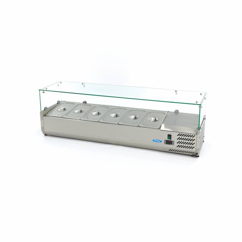 Kuhinjski hladnjak - 140 cm - Za 6 x 1/3 GN posuda
