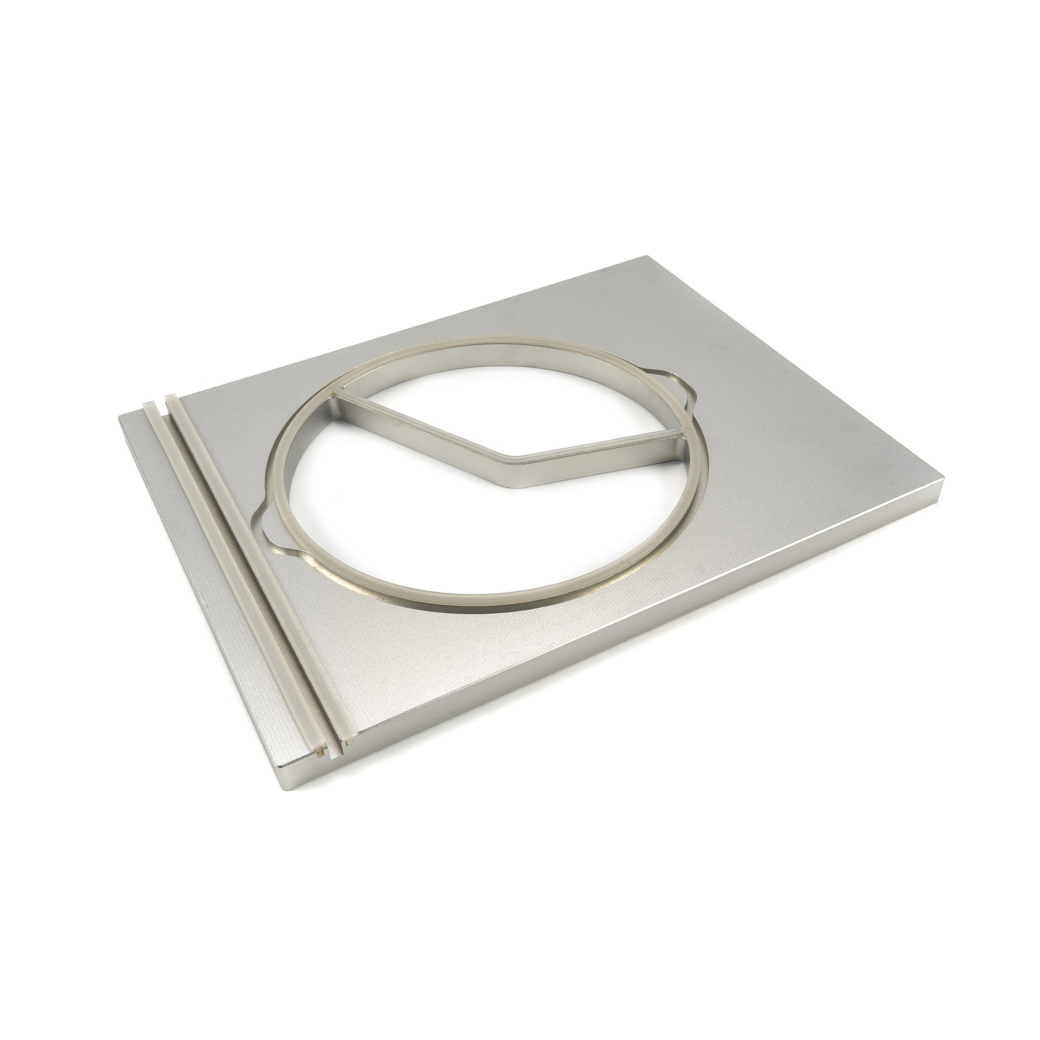 Okrugli pladanj s biserima Ø 250 mm - Veliki - 2 pretinca