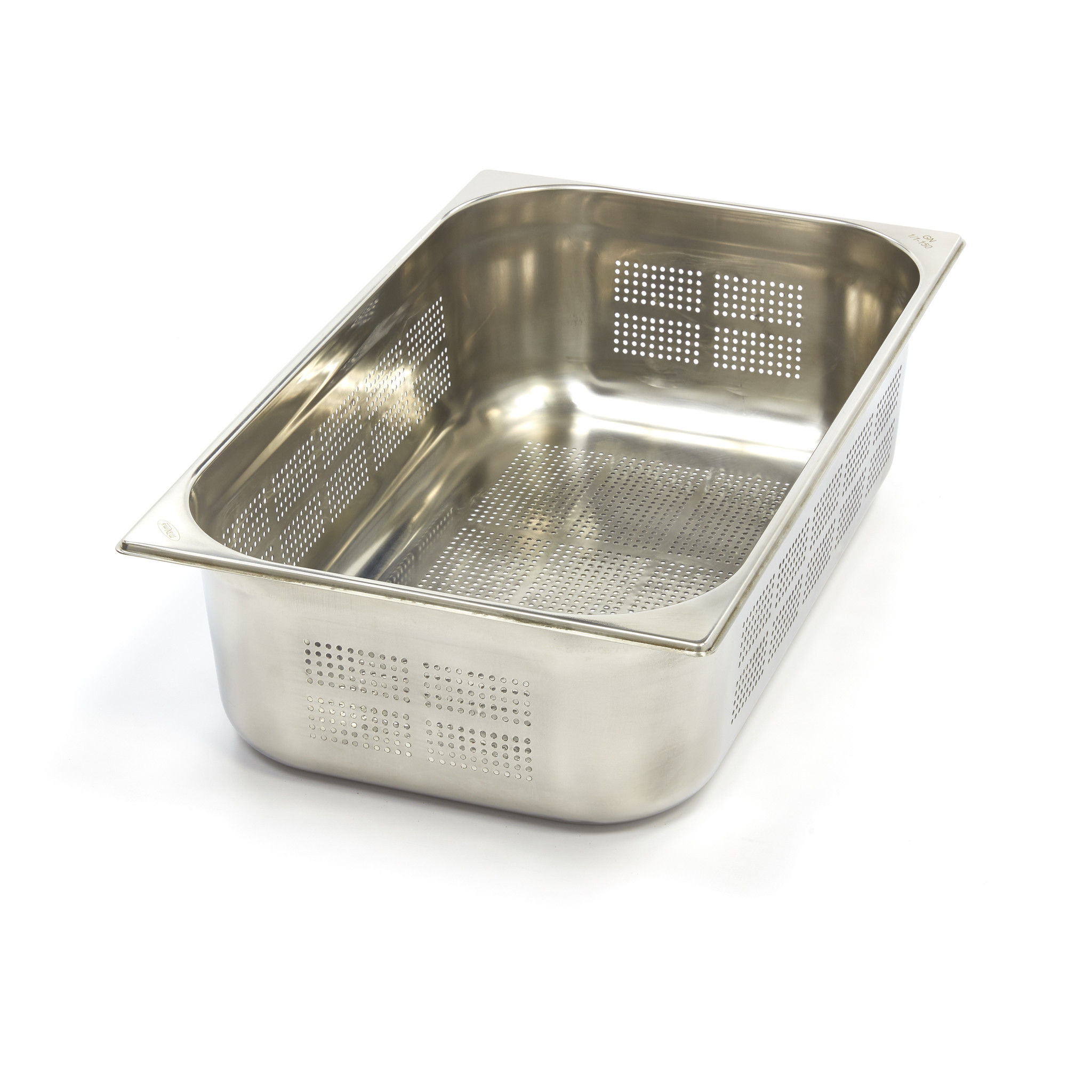 Gastronorm posuda - 1/1 GN - dubina 15 cm - nehrđajući čelik - perforirana