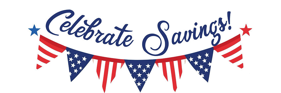 Celebrate Savings for the 4th of July
