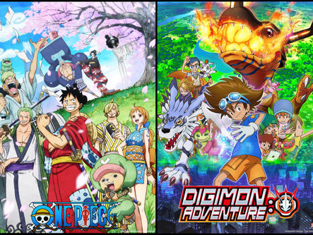 Digimon Adventure y One Piece se suspenden en Japón.