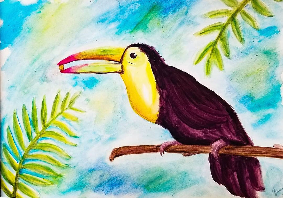 Watercolor Toucan