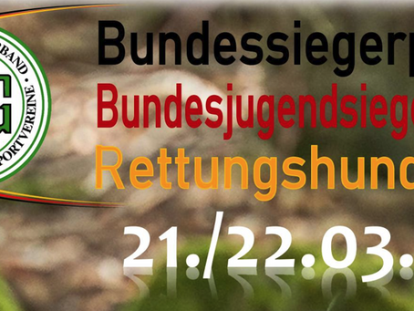 DVG Bundessiegerprüfung Rettungshundessport 2026 – wir richten aus