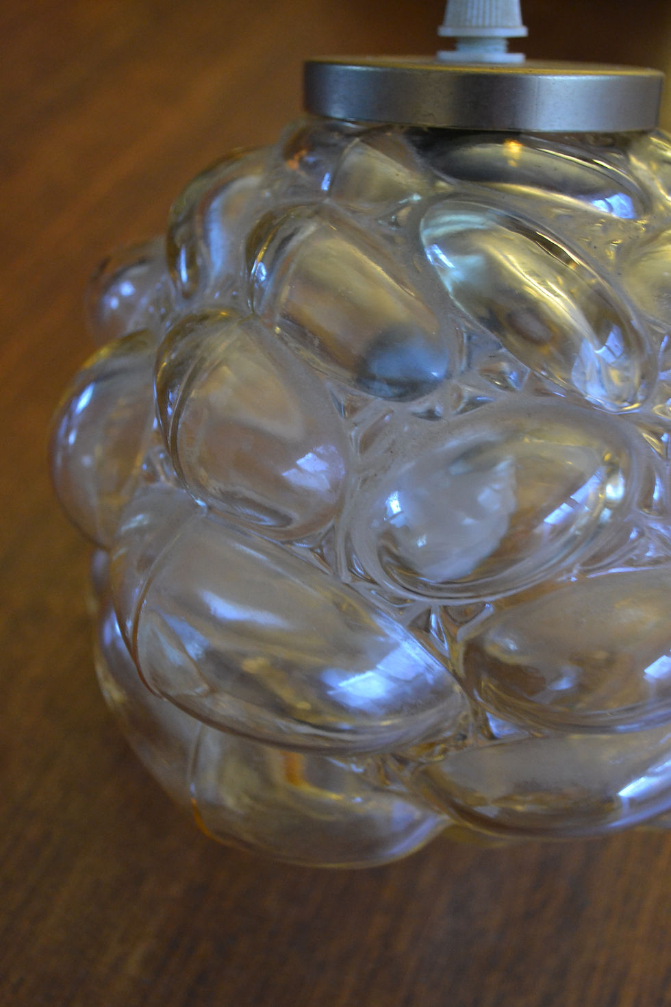 Miniature : VENDU/Suspension Helena Tynell verre à bulles années 60