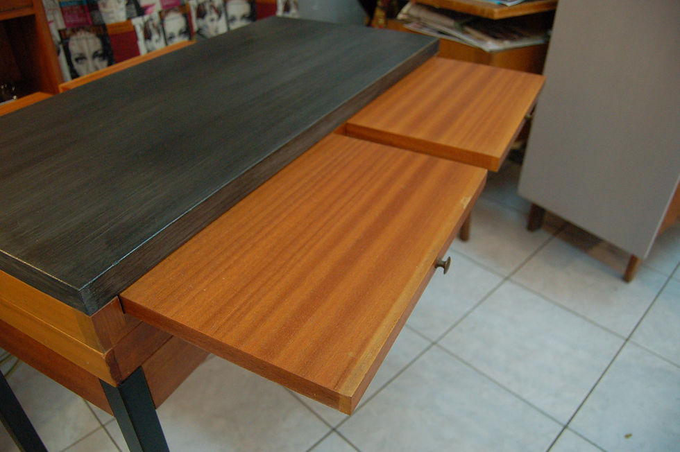 Miniature : VENDU/ Bureau console vintage table de dentiste 60s