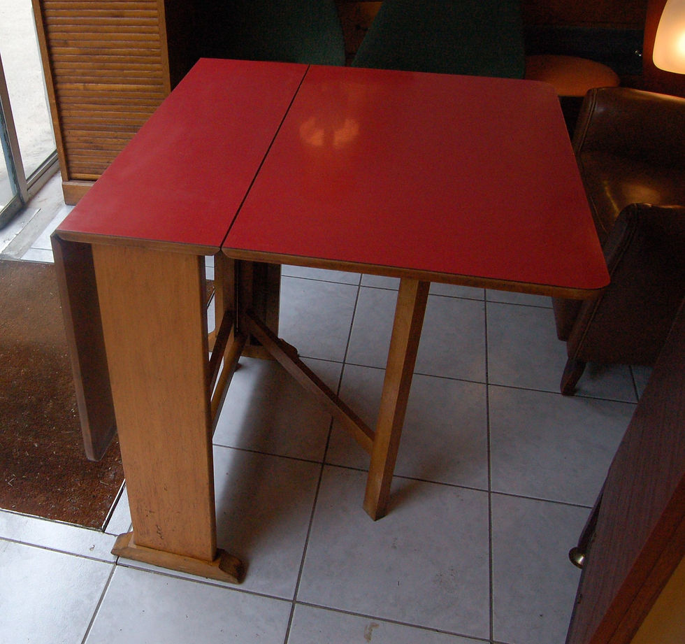 Miniature : VENDU/Table à rabats 50 60 formica 2eme démarque