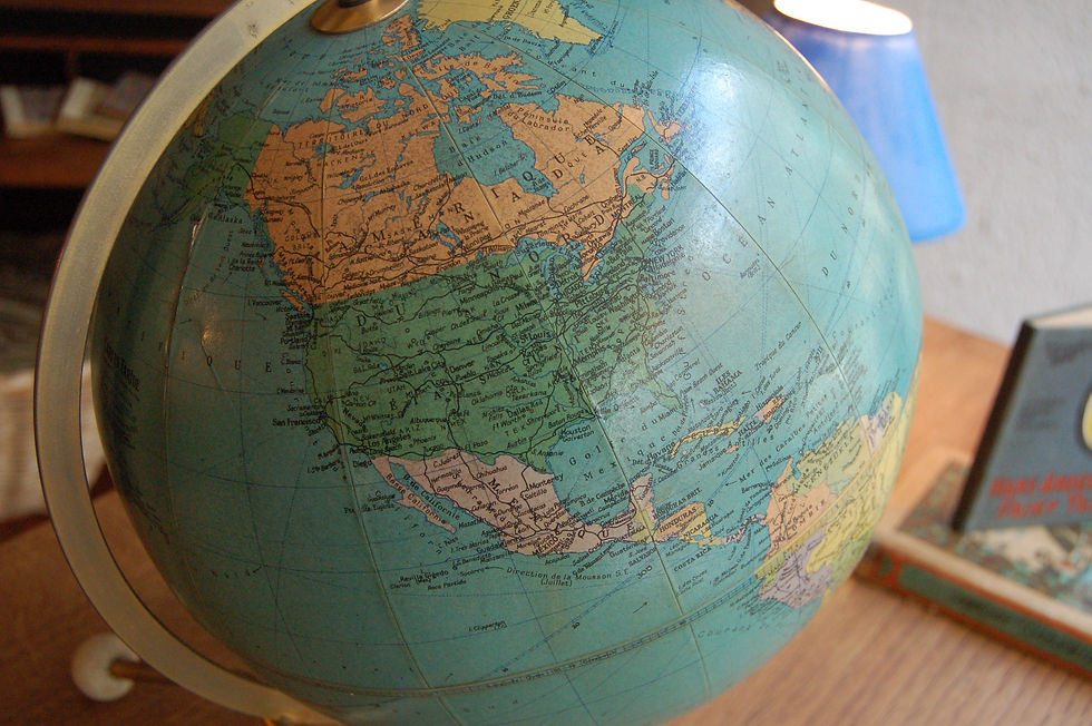 Miniature : VENDU/Mappemonde vintage années 60 TARIDE tripode