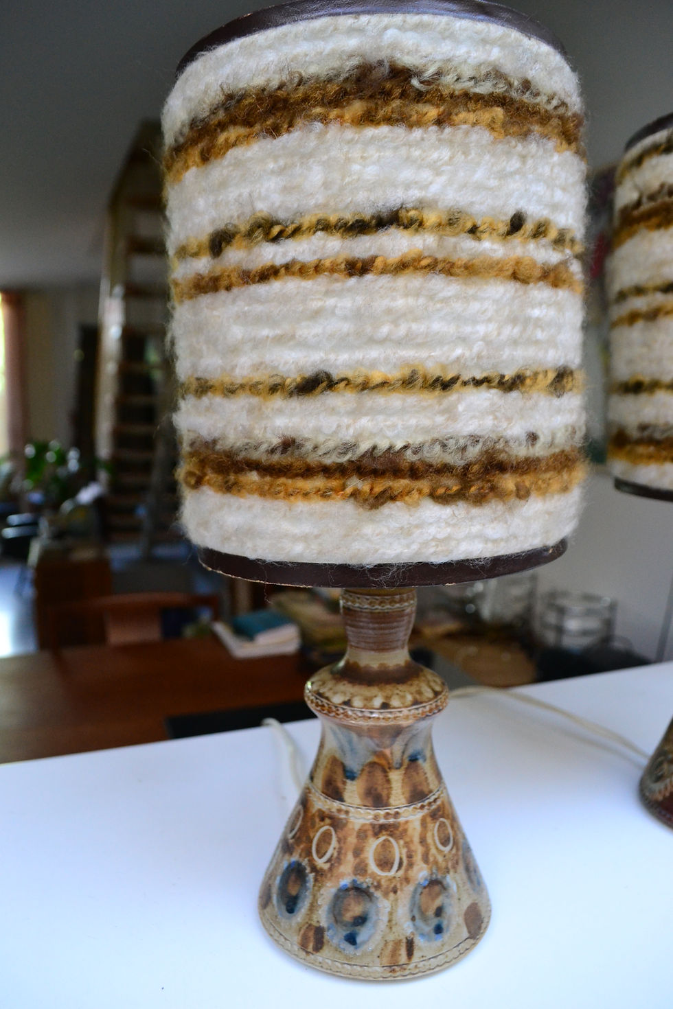 Miniature : Paire de lampes de chevet de Jean Claude Courjault céramique années 70