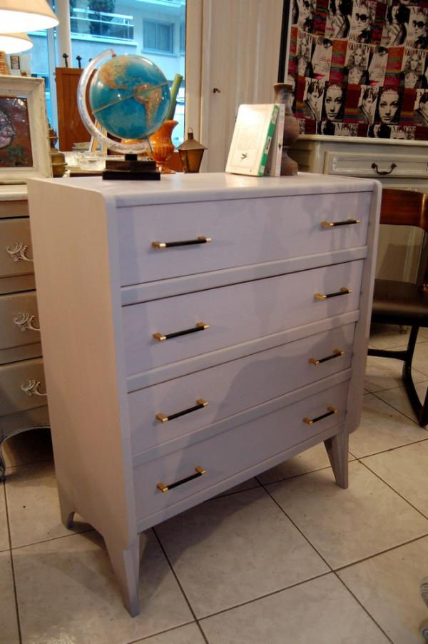 VENDU/Commode années 50 lilas