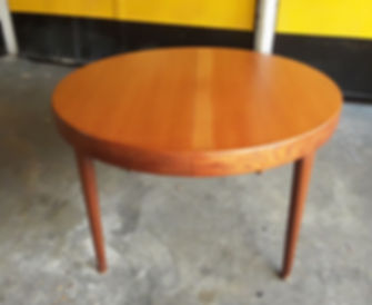 VENDU/Table scandinave vintage teck 2 allonges années 60