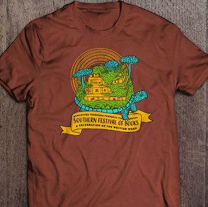 Souther Festival of Books t-shirt design