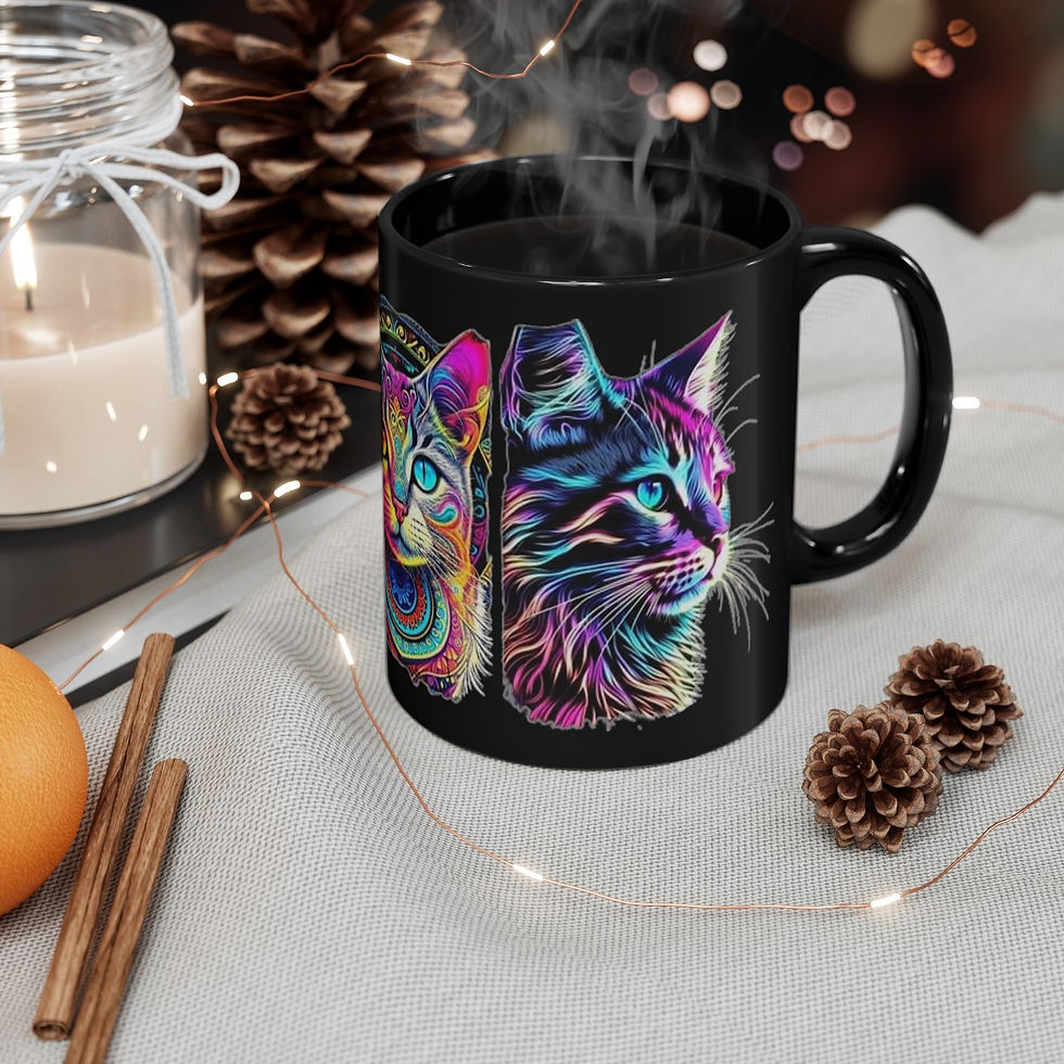 Miniature : 11oz Black Mug