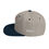 Thumbnail: Heather Grey/Navy Snapback Hat Left View