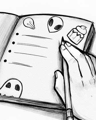 Hand sketch_I got you