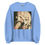Thumbnail: Carolina Blue Unisex Sweatshirt with Custom Art Front View
