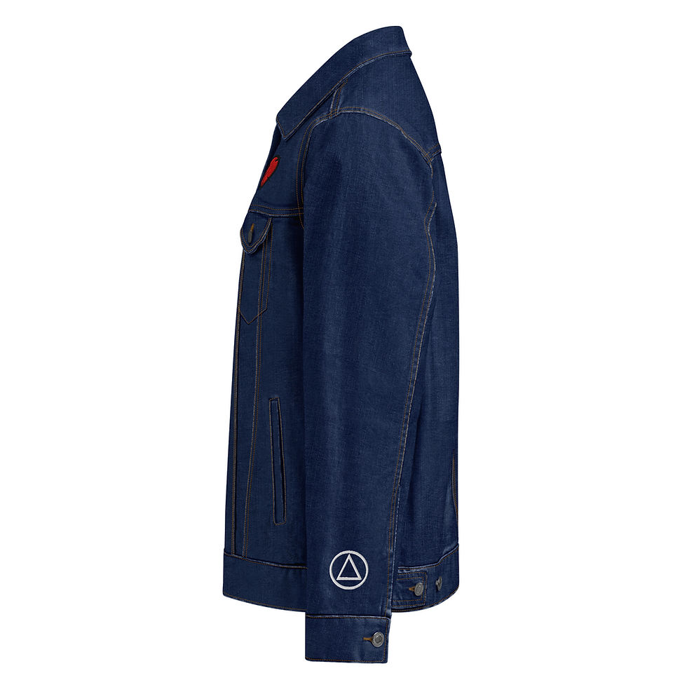 Thumbnail: Classic Denim Unisex Jacket Left View