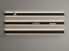 Prateleira de Alumínio Sign com Iluminação