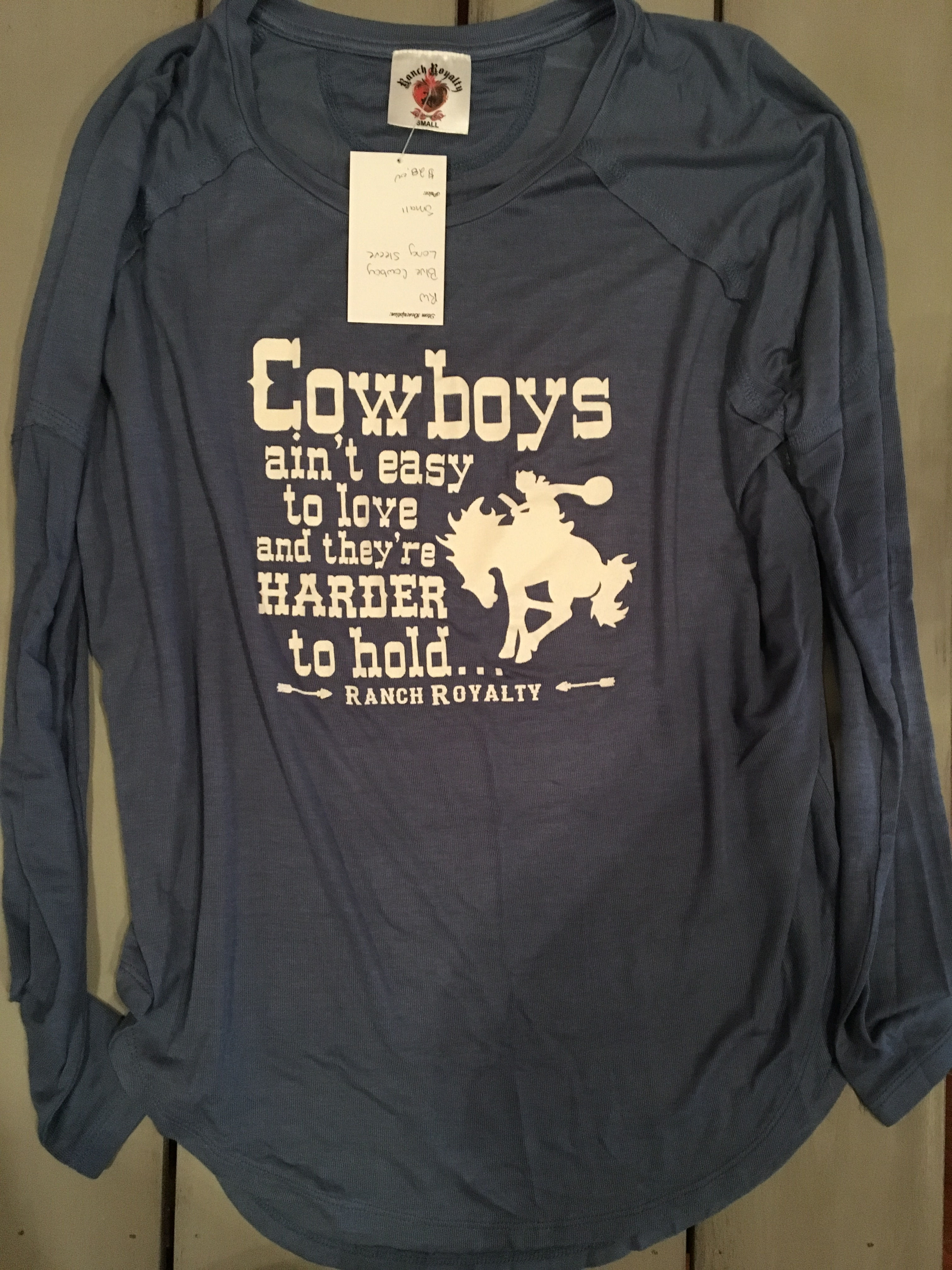 RW Blue Cowboy Long Sleeve