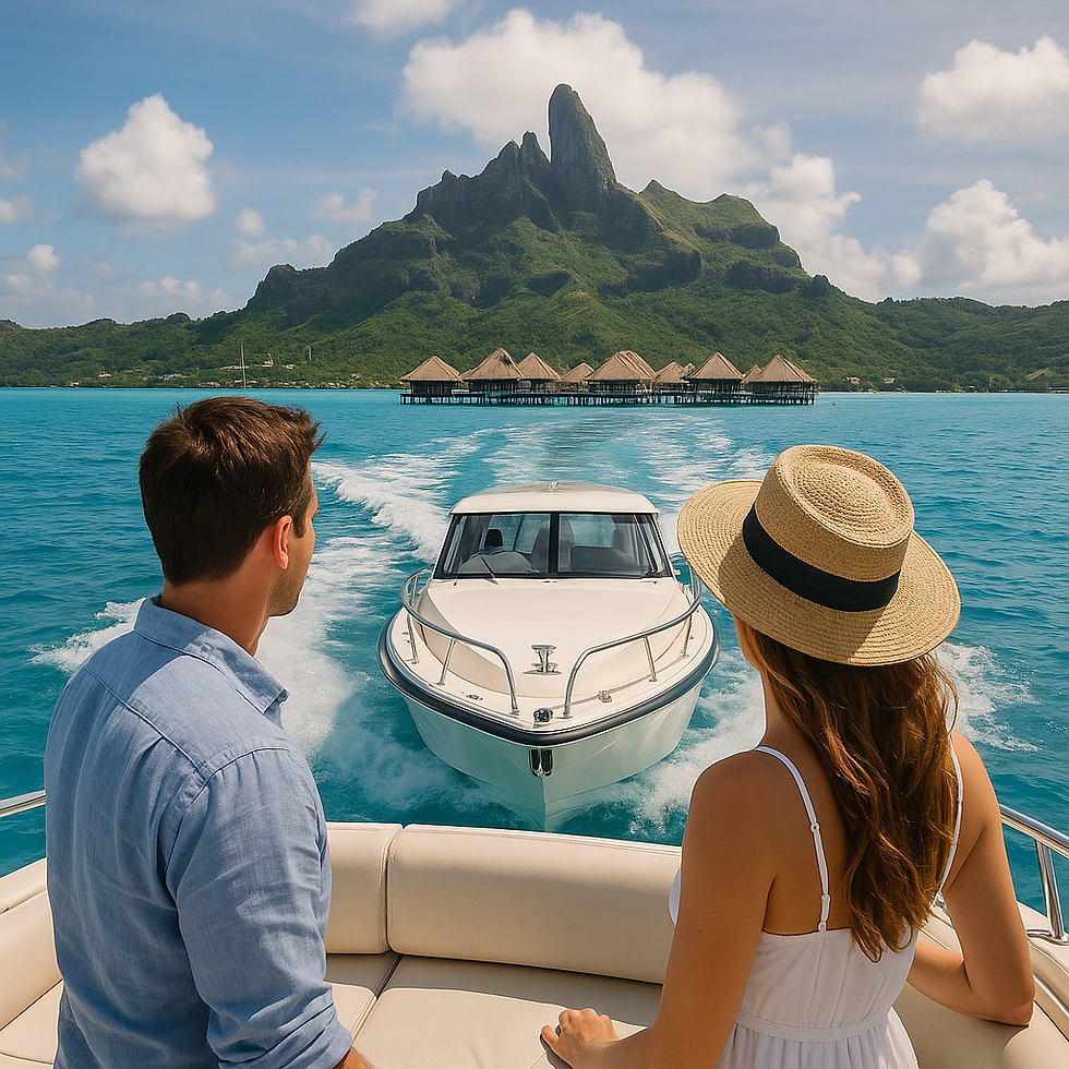 Thumbnail: Overwater Bungalows at Sunset