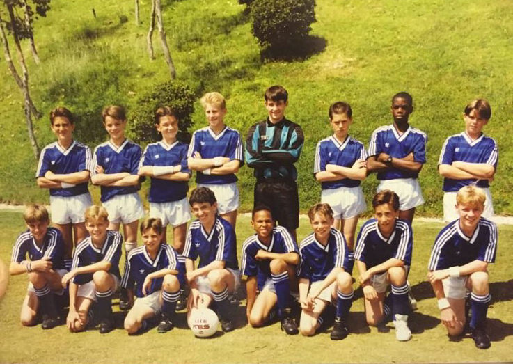 Darren's soccer team in Essex County, UK