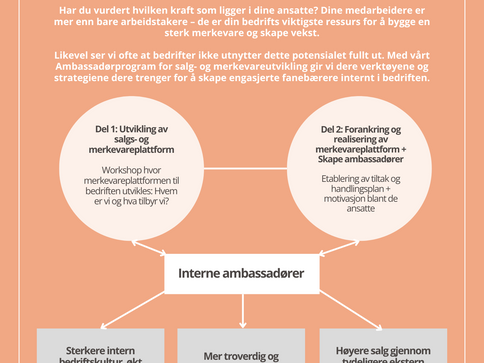 Ambassadørprogram for salg- og merkevareutvikling