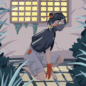 Inca Ninja Illustration