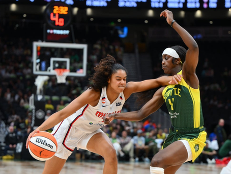 The Mystics won the rematch 78-64, and it wasn't particularly close for most of the night.