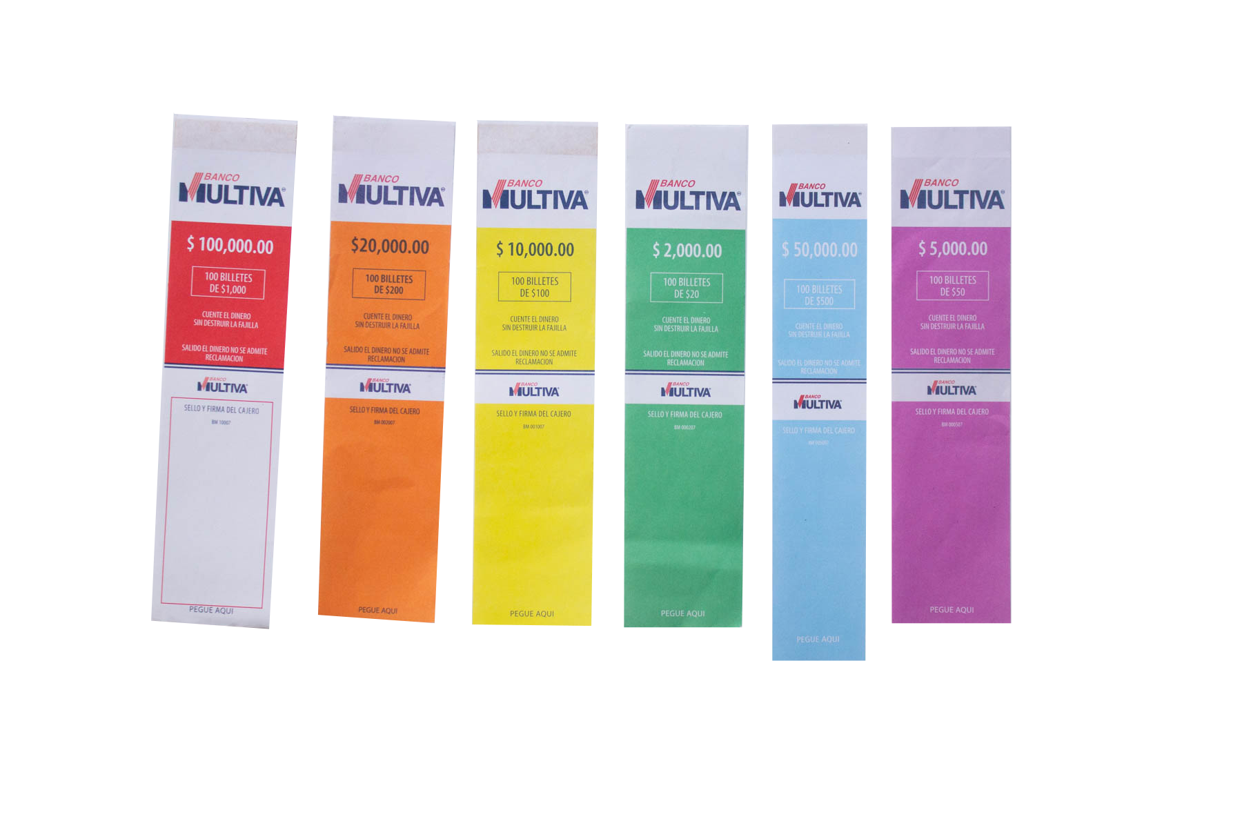 Fajillas para billetes