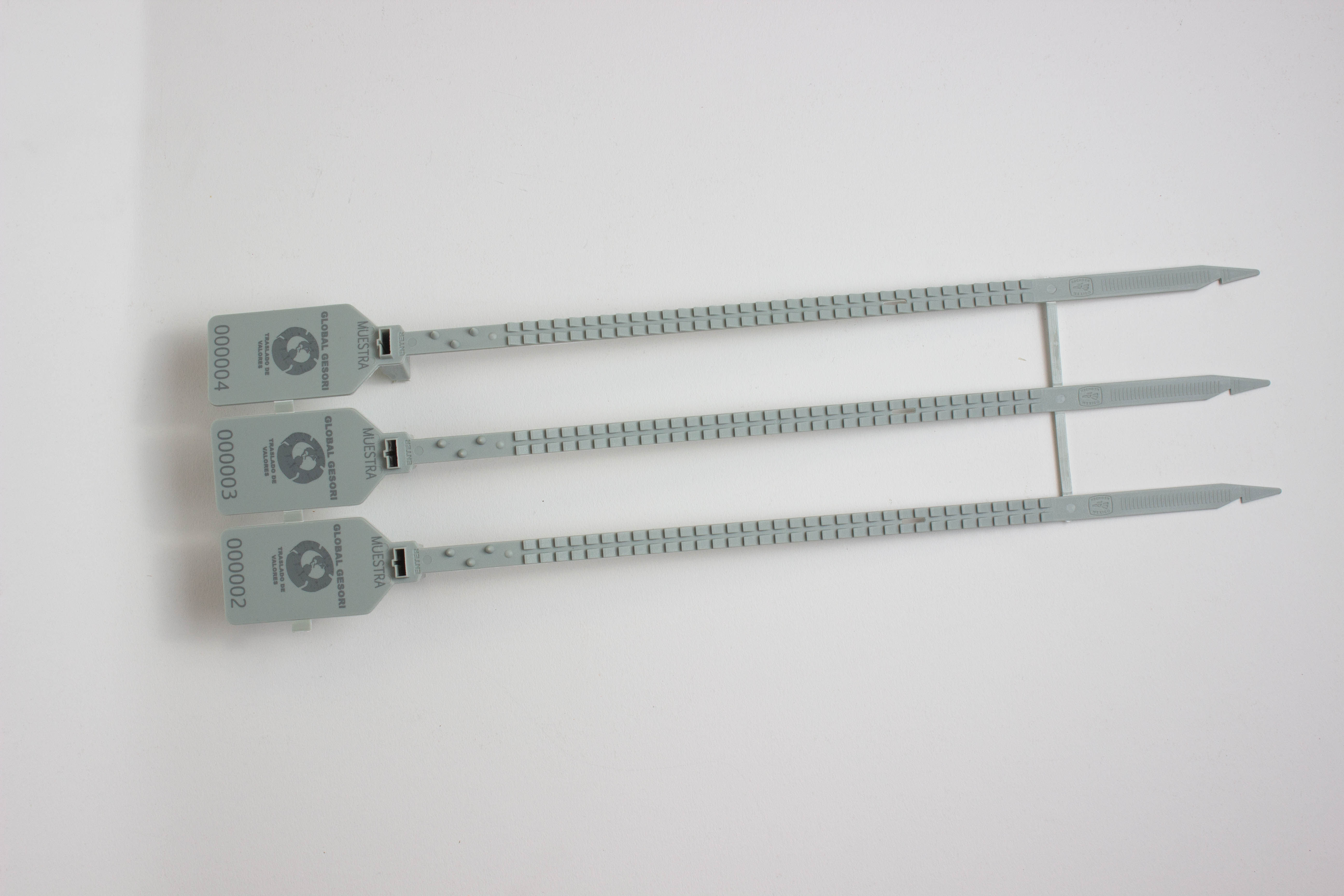 Sello de plástico Dentado