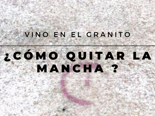 ¿Cómo quitar la mancha de vino de la mesa de granito?