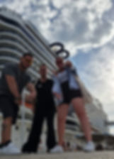Cruise Ship Crewmebers Off Duty