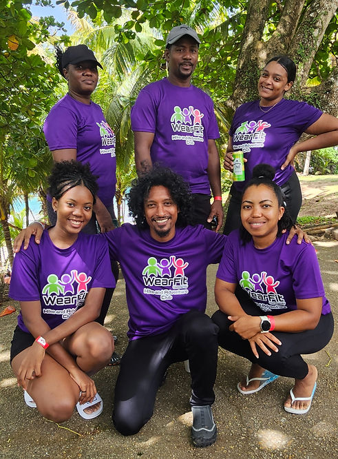 WearFit team at Yarra Beach