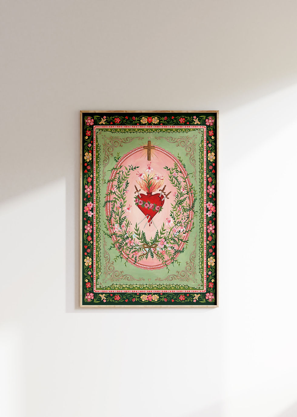 Thumbnail: Sacred Heart print