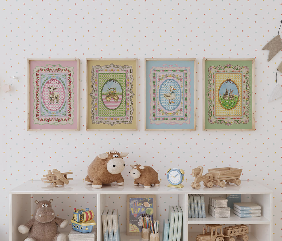 Thumbnail: Baby Bunnies print