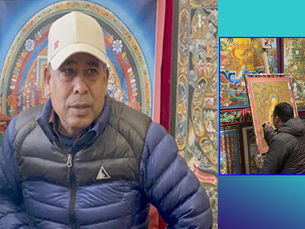 News Article on Thanka Painting Business by our students