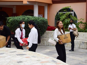 Xavier Academy Donates Educational Materials