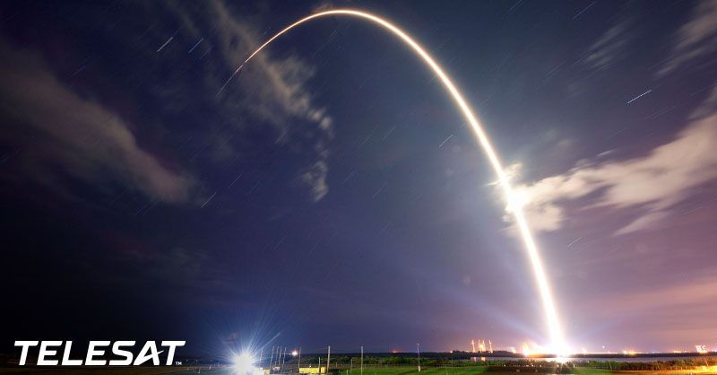Telesat and SpaceX announce 14-launch agreement for advanced telesat lightspeed LEO satellites