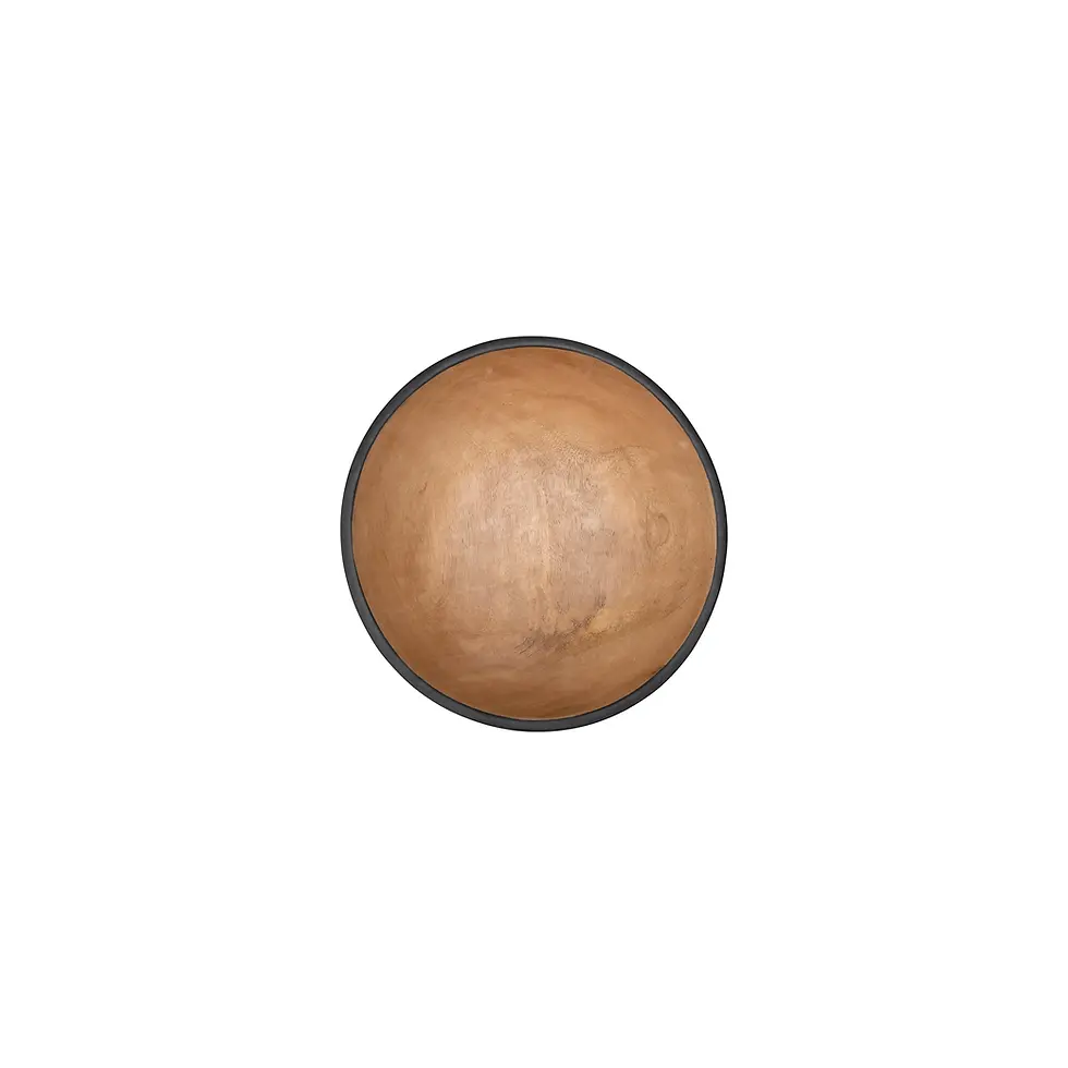 Thumbnail: Mango Wood Grooved Bowl