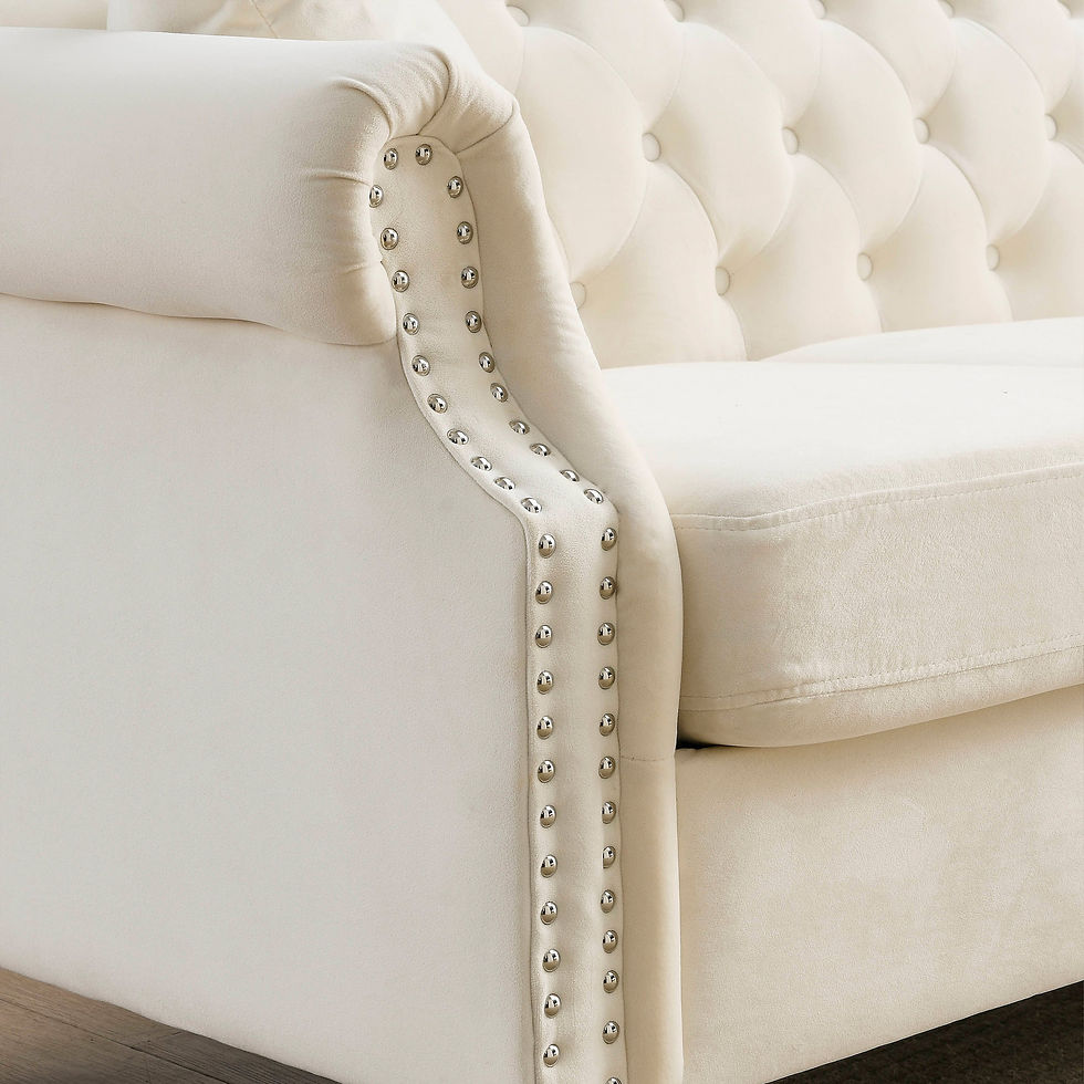 Thumbnail: 3-Seater Velvet Sofa