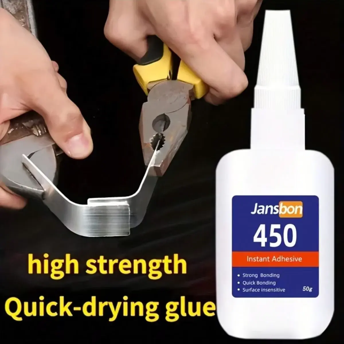 5Sec Super Glue Strong Bond Metal/Wood/Plastic Quick Dry Industrial Strength