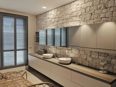 Breda natuursteen look steenstrips wandbekleding