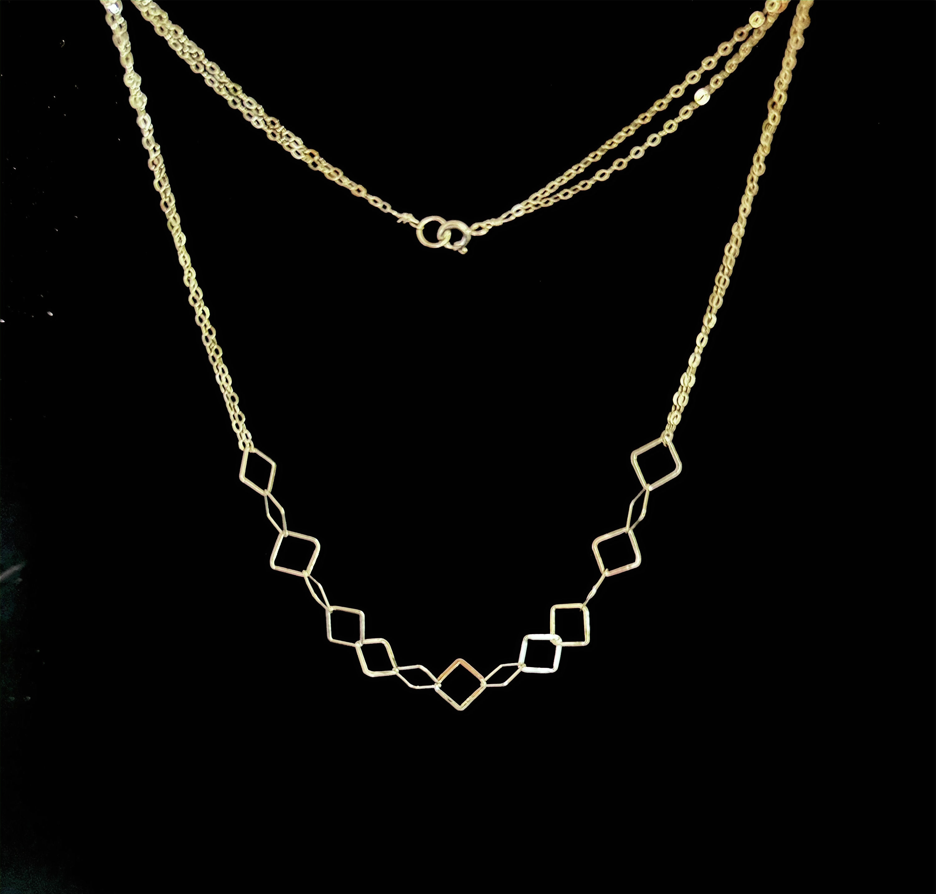 Silver Mix Chain Necklace