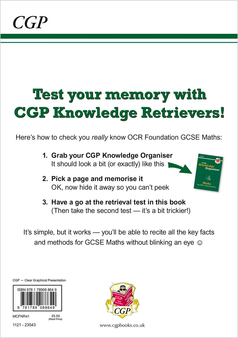 Thumbnail: GCSE Maths OCR Knowledge Retriever - Foundation